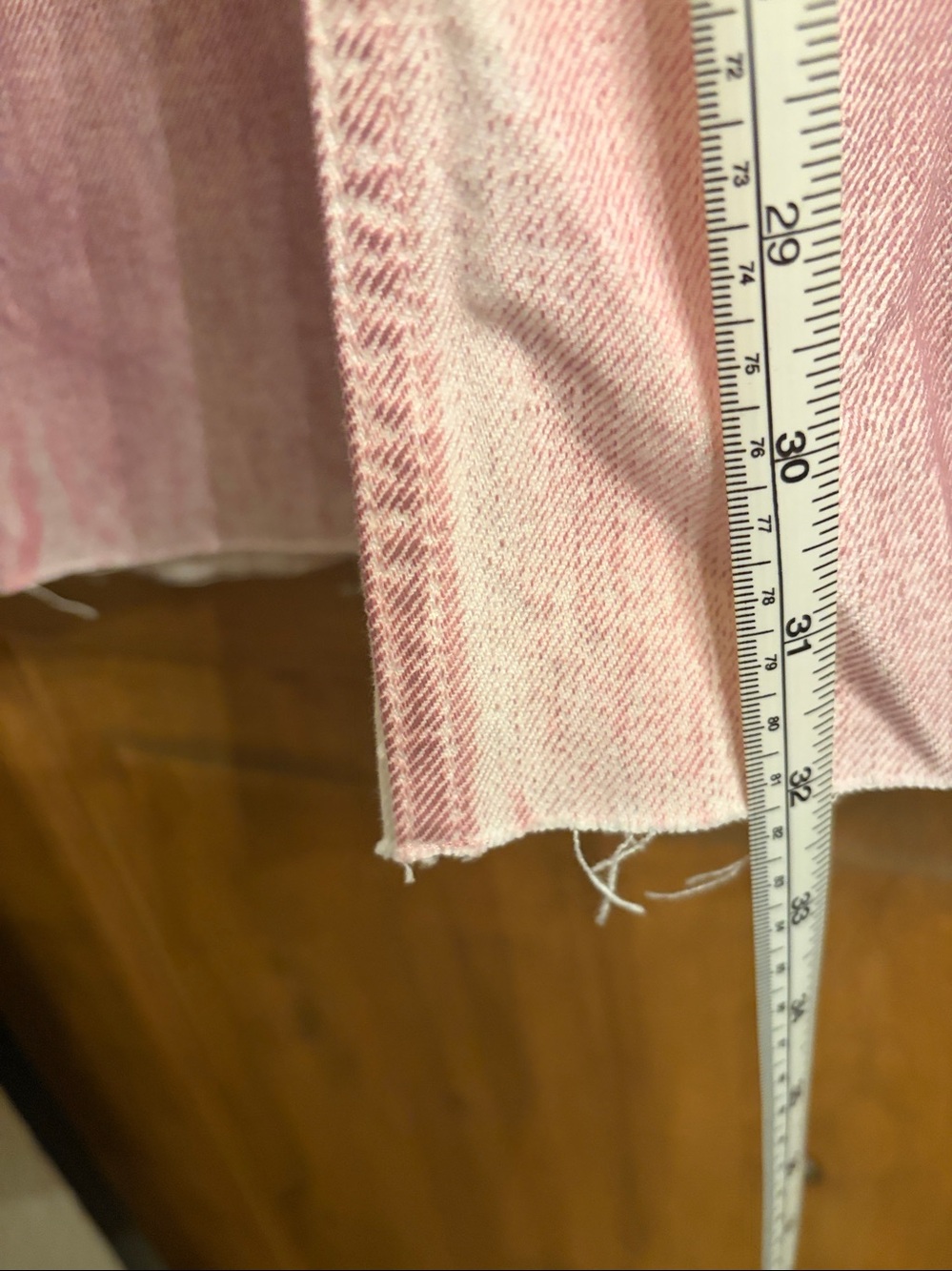 Free People Pink Ombre Wide-Leg Jeans tall girl friendly! - Picture 7 of 8
